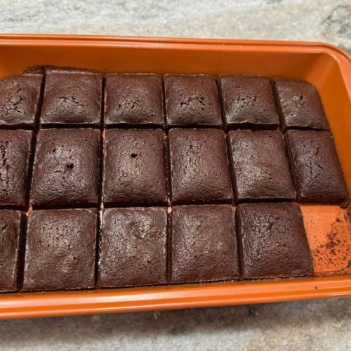 Two weight watchers point brownies