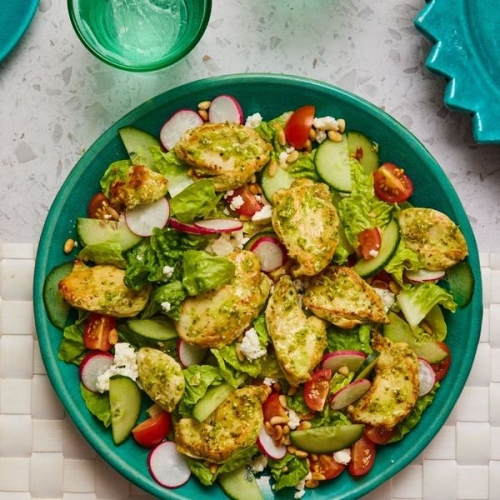 Chicken Pesto Salad | Slimming & Weight Watchers Friendly