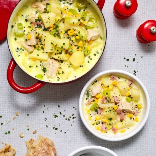 Chicken Chowder | Slimming & Weight Watchers Friendly