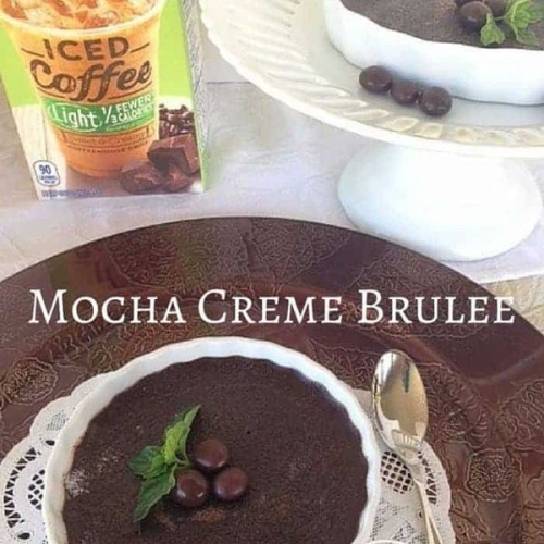 Reduced Calorie Mocha Espresso Creme Brulee