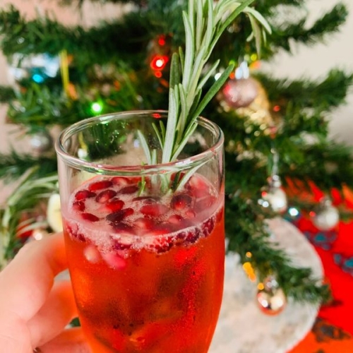 Pomegranate Ginger Spritzer