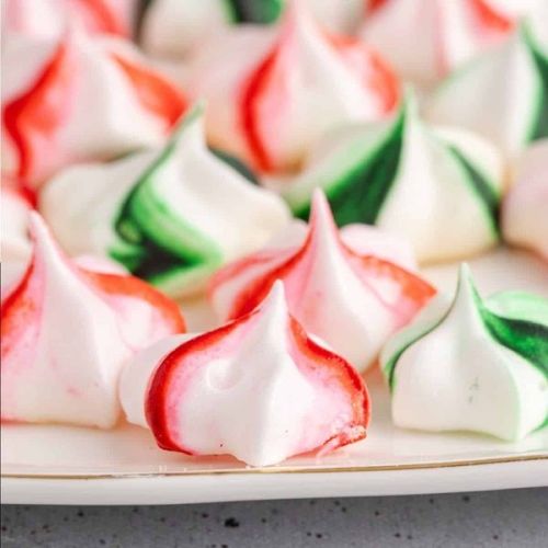 Christmas Meringue Cookies