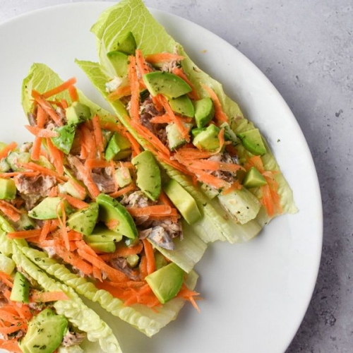 Easy Quick Tuna Lettuce Wraps