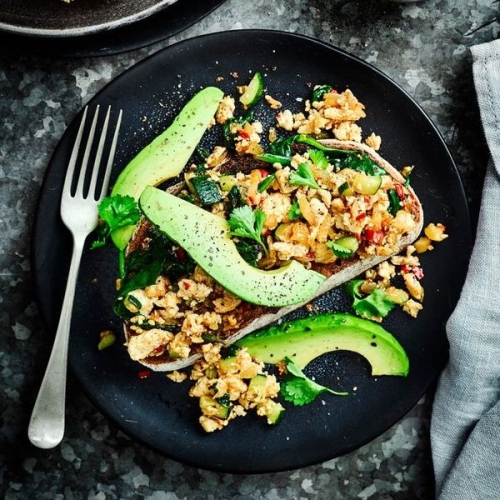 Scrambled tofu