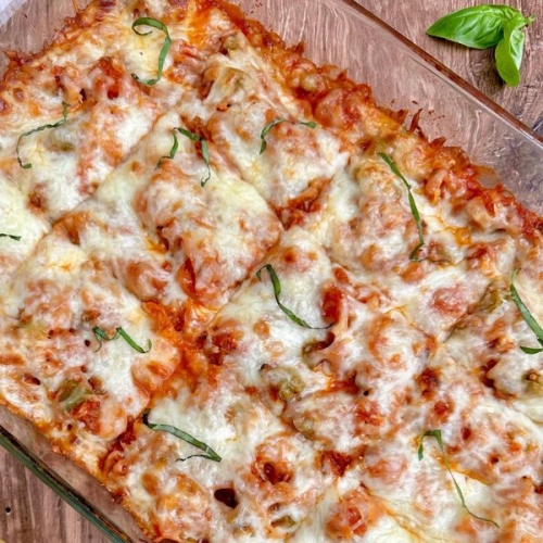 Spaghetti Squash Pizza Casserole