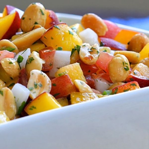 Peach Peanut Salsa