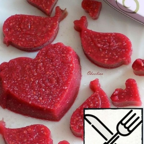 Raspberry Jelly Candies on Agar-Agar Recipe