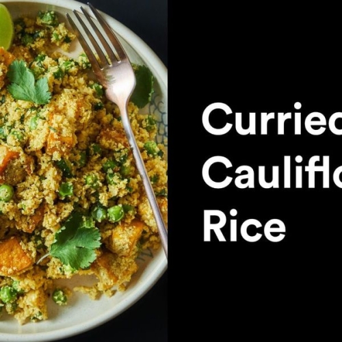 Curried Cauliflower Rice