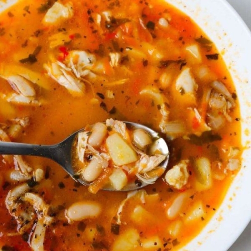 Healthy Chicken Bean Soup