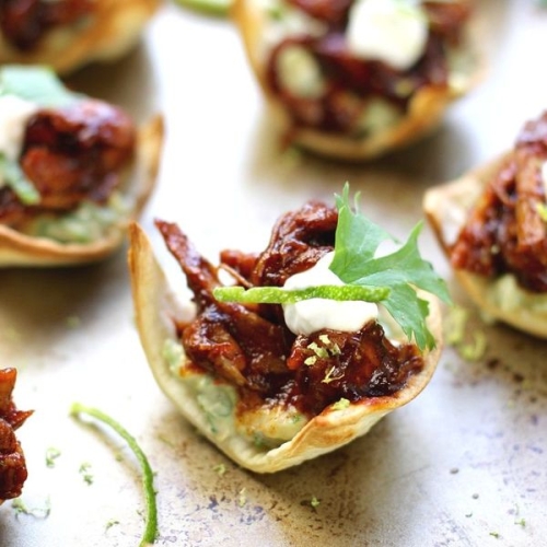 Chipotle Chicken Tostadas Recipe