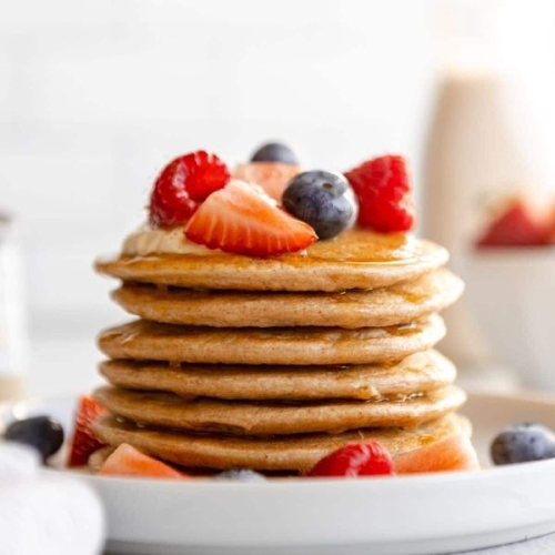 Cottage Cheese Protein Pancakes (No Flour)