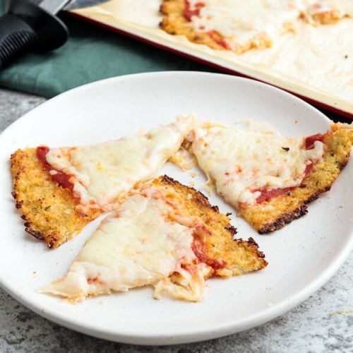 Keto Cauliflower Pizza Crust