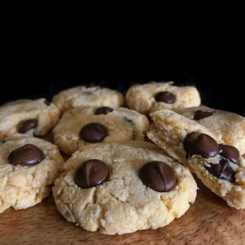 Protein Cookie: Chocolate Chip Coconut Cheesecake Cookies