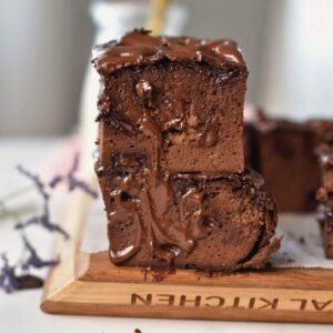 Flourless Yogurt Mousse Brownies