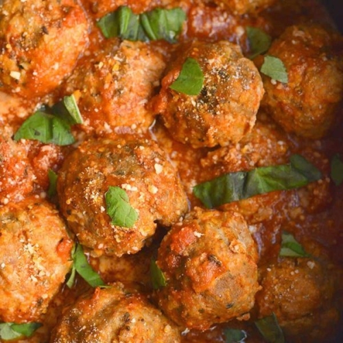 Crockpot Turkey Meatballs