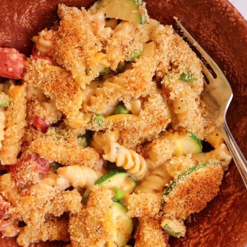 Veggie Mac and Cheese Primavera