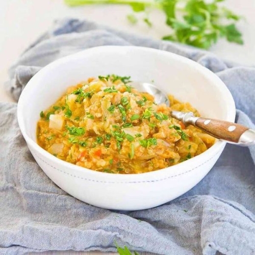 Instant Pot Sausage Cabbage Bowl with Quinoa