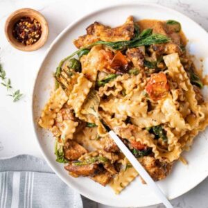 Healthy Tuscan Chicken Pasta Recipe
