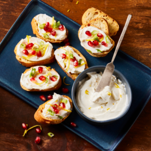 Lemony Whipped Goat Cheese