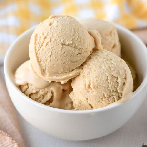 Peanut Butter Cottage Cheese Ice Cream
