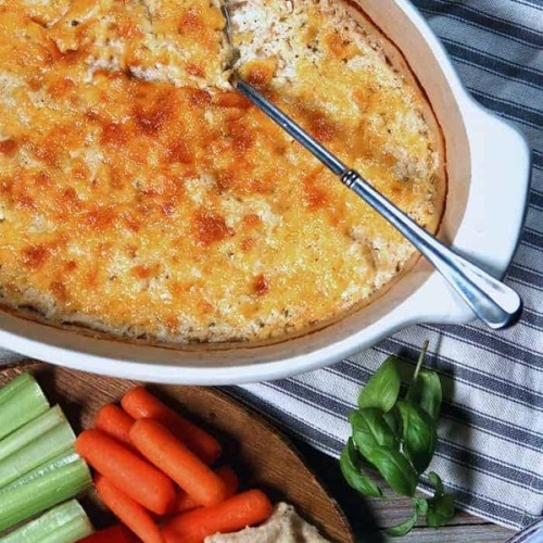 Skinny Ranch Chicken Dip