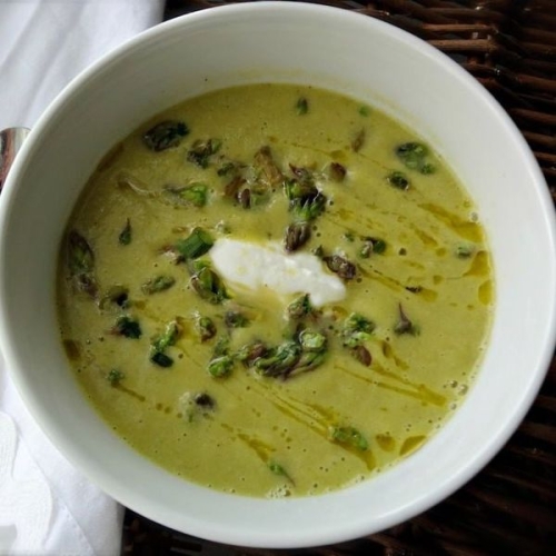 Asparagus Avocado Soup