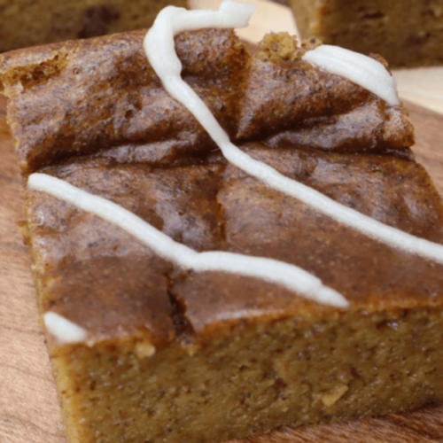 Flourless Pumpkin Pie Bars