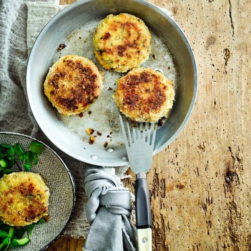 Sweet potato and ginger fishcakes