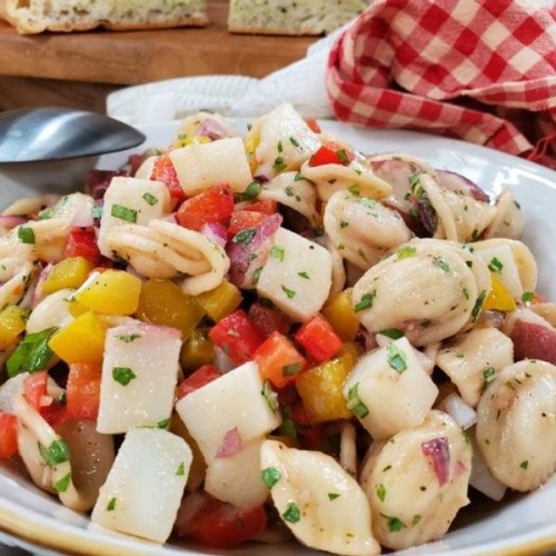 Lemon Herb Potato Pasta Salad