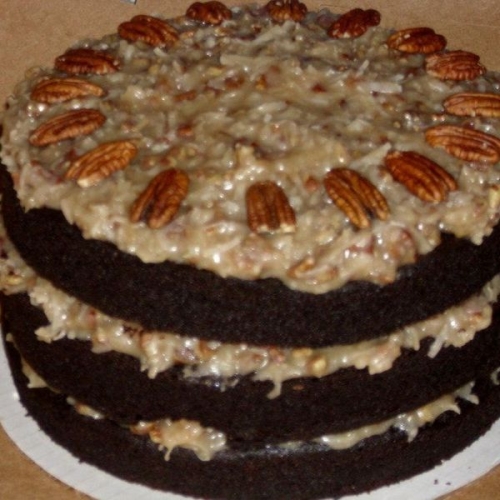 Healthy German Dark Chocolate Cake