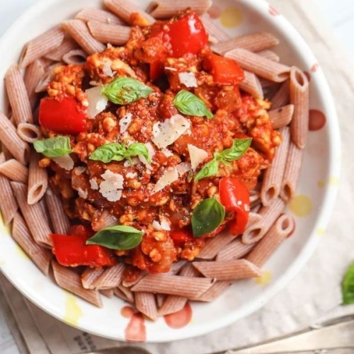 Vegan Tempeh Bolognese Recipe