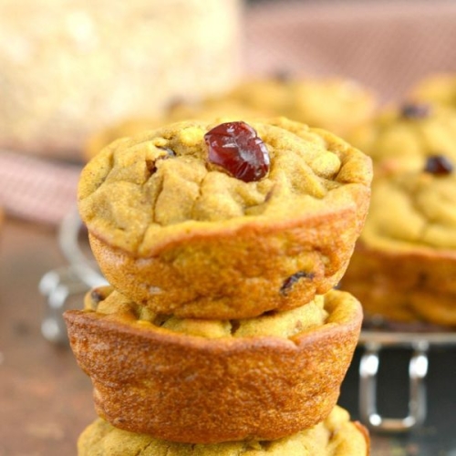 Winter Squash Muffins with Cranberries