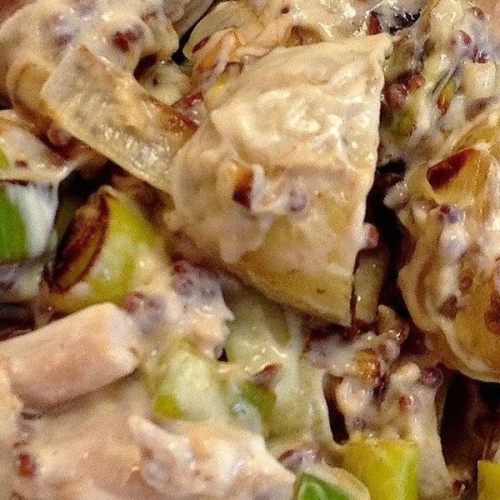Creamed Chicken, Leeks and Potato