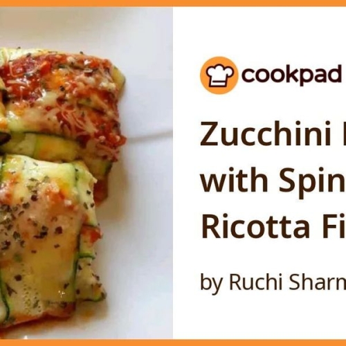 Zucchini Ravioli with Spinach Ricotta Filling