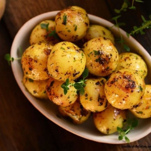 Low Calorie Grilled Potatoes