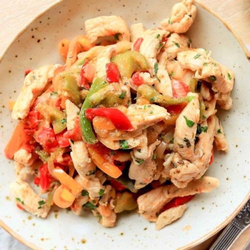 Low Calorie Chicken Fajitas