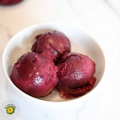 Ninja Creami Low Calorie Blueberry Sorbet