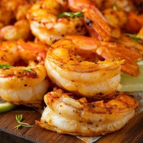 Low Calorie Garlic Shrimp for Weight Loss