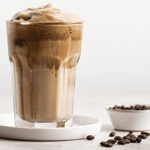Low Calorie Vanilla Coffee Protein Smoothie