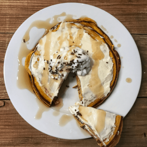 Pumpkin Spice Protein Pancakes