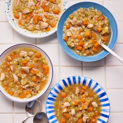 Chicken, Leek and Barley Soup | Slimming & Weight Watchers Friendly
