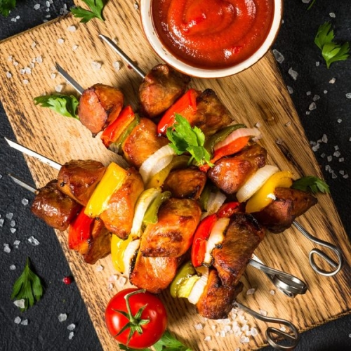 Piri Piri Pork Kebabs