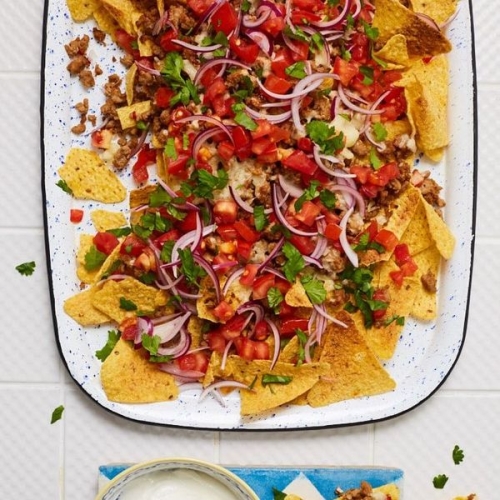 Honey and Lime Pork Nachos | Slimming & Weight Watchers Friendly
