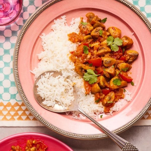 Mushroom Bhaji | Slimming & Weight Watchers Friendly