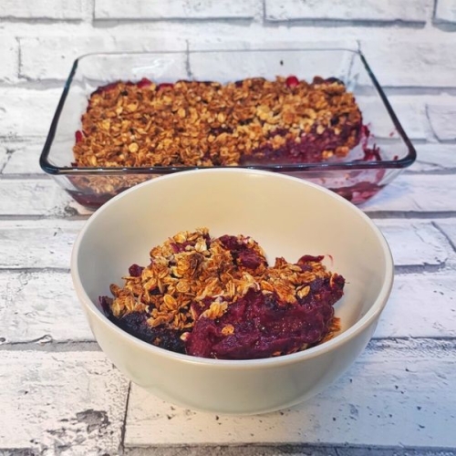 Oaty Berry Crumble