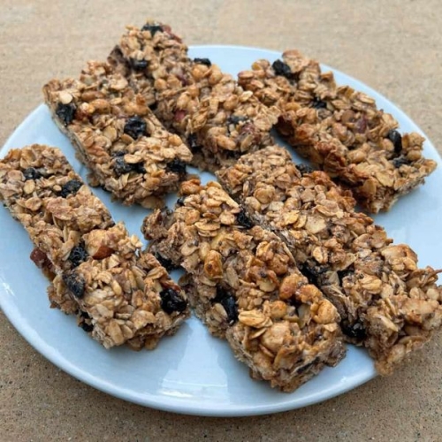 Low Sugar Blueberry Cereal Bars Recipe