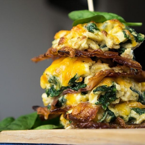 Low-Carb Breakfast Stax