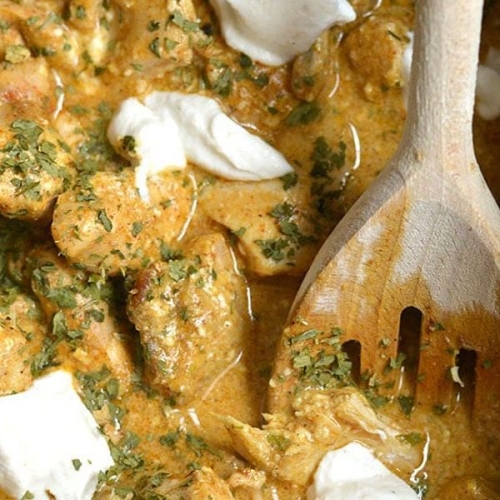 Crockpot Chicken Shawarma