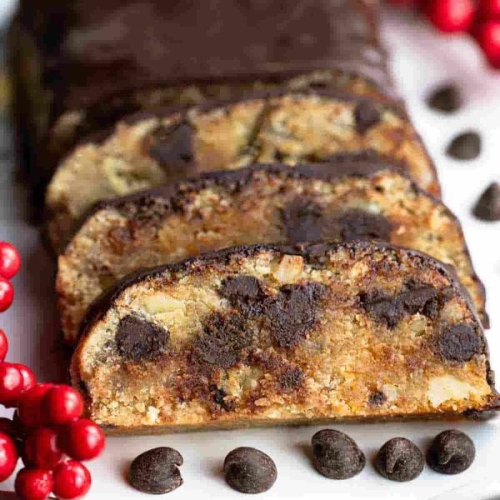 Chocolate Chip Stollen Recipe with Low Carb Almond Flour