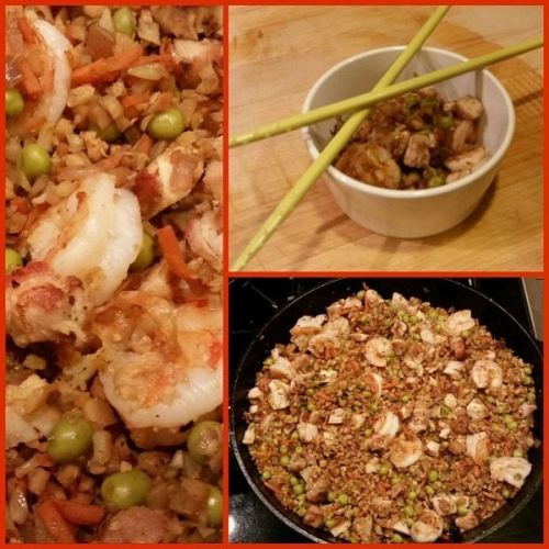 “Fried” Cauliflower Rice